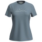 Icebreaker - Women's Merino 150 Tech Lite S/S Stars - Merinoshirt Gr M grau