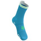 Compressport - Pro Racing Socks V4.0 Trail - Laufsocken  T4 - EU 45-48 blau