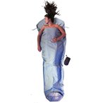 Cocoon MummyLiner Cotton Schlafsack  Hüttenschlafsäcke & Inlets blau Größe M