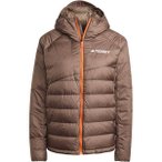 ADIDAS Damen Funktionsjacke Terrex Xperior CLIMAWARM+ Daunen, Größe L in Braun