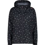 CMP Damen Regenjacke WOMAN JACKET FIX HOOD, Größe 36 in Schwarz