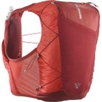 SALOMON Rucksack ACTIVE SKIN 12 SET RED DAHLIA/HIGH RISK, Größe L in Rot