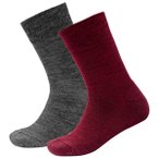 Devold - Kid's Daily Merino Medium Sock 2-Pack - Multifunktionssocken 31-34 rot