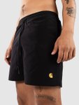 Carhartt WIP Chase Swim Boardshorts black / gold Gr. XXL