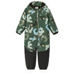 Reima - Kid's Mjosa Softshell Overall Print - Overall Gr 98 oliv