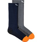 Salewa MTN Trn Am Crew  Herren  Wandersocken blau Größe 39  Trekking  Hautfreu