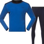 Bergans Allround Merino Unterwäsche Set Herren  Skiunterwäsche blau Größe XL