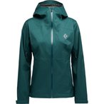 Black Diamond Fineline Stretch Shell  Damen  Regenjacke gruen Größe L Camping 