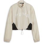 PUMA Damen Overall FIT MOVE WOVEN JACKET, Größe S in Silber