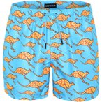 CHIEMSEE Badeshorts Farbenfrohe Badehose mit Kängurumotiv, Größe 3XL in Türk
