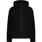 CMP Damen Kapuzensweat WOMAN JACKET FIX HOOD, Größe 34 in Schwarz