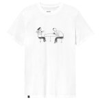DEDICATED - T-Shirt Stockholm Phoney Date - T-Shirt Gr S weiß