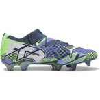 PUMA Herren Fussball-Rasenschuhe FUTURE 7 ULTIMATE Low FG/AG, Größe 41 in Silb