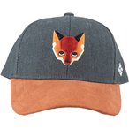 Bavarian Caps Waldfuchs Curved Cap Kinder  Basecaps grau Größe ONE SIZE Lifest