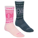 Kari Traa - Women's Puffin Sock 2 Pack - Merinosocken 36/37 rosa/blau