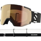 SALOMON Herren Skibrillen He/Uni GOGGLES S/VIEW 2 PHOTO BLACK/ALL RED, Größe O