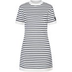 Super.Natural Casual Stripe Bio Kleid Damen  Kleider weiss Größe L Lifestyle  