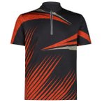 CMP - Half Zip T-Shirt - Radtrikot Gr 54 schwarz