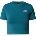 The North Face Crop  Damen  T-Shirts blau Größe XL Lifestyle Atmungsaktiv