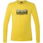 Bergzeit Basics Bergzeit  Herren  Longsleeves gelb Größe XXL Trekking  Hautfre