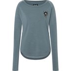 Super.Natural Bandito Cat Crew  Damen  Pullover grau Größe M Trekking  Elastis