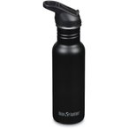 Klean Kanteen Classic Narrow Flip Sport Cap Trinkflasche  Trinkflaschen schwarz 