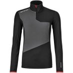 ORTOVOX Damen Unterjacke FLEECE LIGHT ZIP NECK W, Größe XL in Schwarz