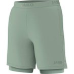 JAKO Herren Tight 2-in-1 Short Power, Größe S in Grau
