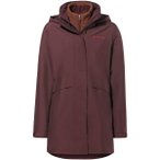VAUDE Damen Doppeljacke Wo Idris 3in1 Parka IV, Größe 38 in Braun