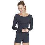 Kismet Cosy Damen Longsleeve ( Anthrazit M Größe,)