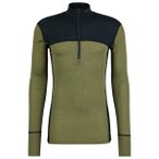 Devold - Lauparen Merino 190 Zip Neck - Merinounterwäsche Gr S oliv