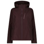 CMP - Women's Jacket Zip Hood + Inner Jacket 36Z2056D - Doppeljacke Gr 46 braun