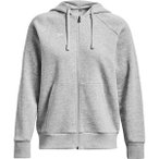 UNDER ARMOUR Damen Kapuzensweat UA RIVAL FLEECE FZ HOODIE, Größe M in Silber