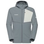 Mammut - Madris Light Midlayer Hooded Jacket - Fleecejacke Gr L grau