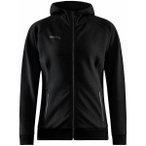 CRAFT Damen Kapuzenpullover CORE SOUL FULL ZIP HOOD W, Größe L in Schwarz