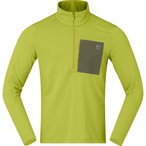 Norrona Femund Warm1 Zip  Herren  Pullover gruen Größe L Trekking  Elastisch