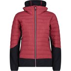 CMP Hybrid   Damen  Isolationsjacke rot Größe M Trekking  Wasserabweisend Wass
