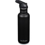 Klean Kanteen Classic Flip Seal - einwandig 800 ml black/black flip sport cap