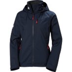 HELLY HANSEN Damen Jacke W CREW HOODED JACKET 2.0, Größe XL in Schwarz