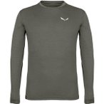 SALEWA Salewa Herren Shirt PUEZ MELANGE DRY M L/S TEE, Größe M in Grün