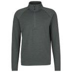 Heber Peak - MerinoBlend SaplingHe. II Half Zip - Pullover Gr 3XL grau