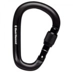 Black Diamond - Pearlock Screwgate Carabiner - HMS-Karabiner schwarz
