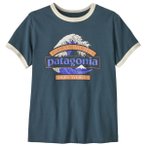 Patagonia - Women's Great Waves Ringer Tee - T-Shirt Gr XS blau