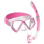 Mares - Kid's Pirate Neon - Schnorchelset rosa/ clear