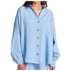 Billabong - Women's Swell Blouse - Bluse Gr L blau