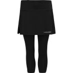 HEAD Damen Skort CLUB 3/4 Tights Skort W, Größe S in Schwarz