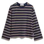 ARMEDANGELS - Women's Marynaa Fine Stripe - Longsleeve Gr XS blau