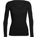 Icebreaker Damen Siren Sweetheart Longsleeve (Größe L, schwarz)