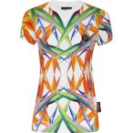 PLEIN SPORT Rundhals-T-Shirt, Größe XS in Weiß