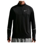 Nike - Dri-Fit UV Miler Top Half Zip - Laufshirt Gr S schwarz